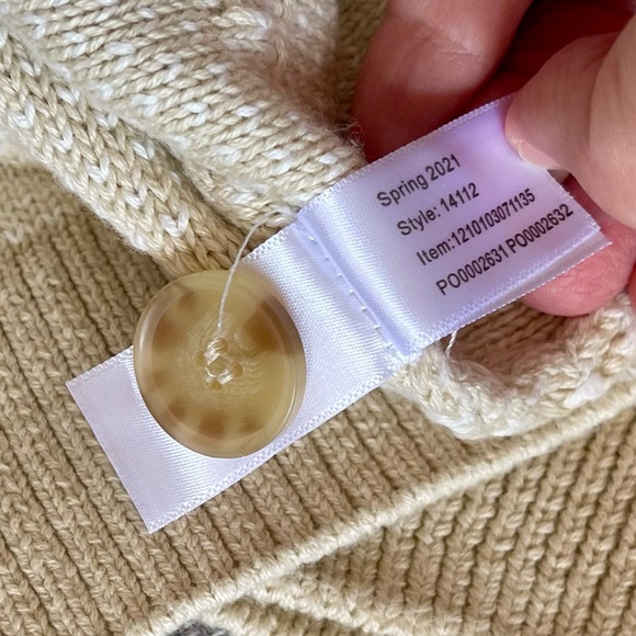 NWT Marine Layer Nate Chest Stripe Cardigan Sweater Men’s Size XL - Picture 6 of 7